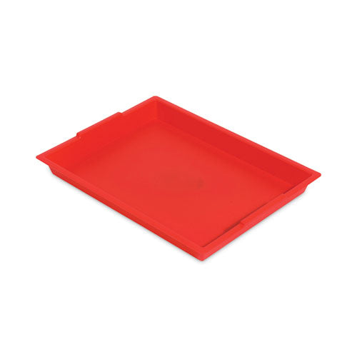 Little Artist Antimicrobial Finger Paint Tray, 16 X 1.8 X 12, Red