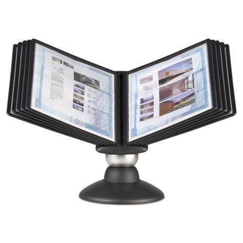 Sherpa Motion Desk Reference System, 10 Panels, Black Borders