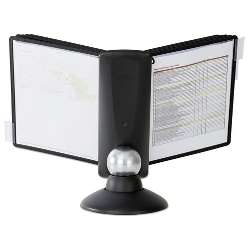 Sherpa Motion Desk Reference System, 10 Panels, Black Borders