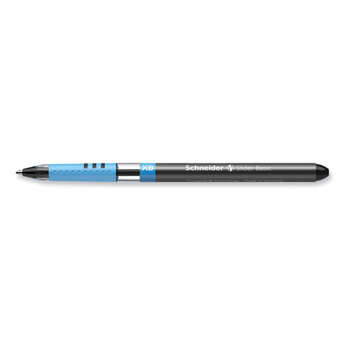 Slider Basic Ballpoint Pen, Stick, Extra-bold 1.4 Mm, Assorted Ink And Barrel Colors, 8/pack