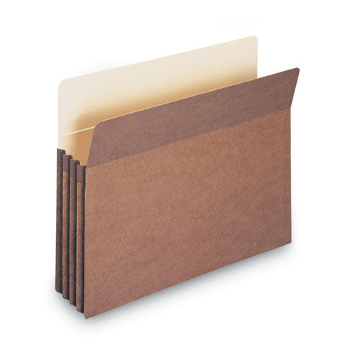 Redrope Drop Front File Pockets, 3.5" Expansion, Letter Size, Redrope, 25/box