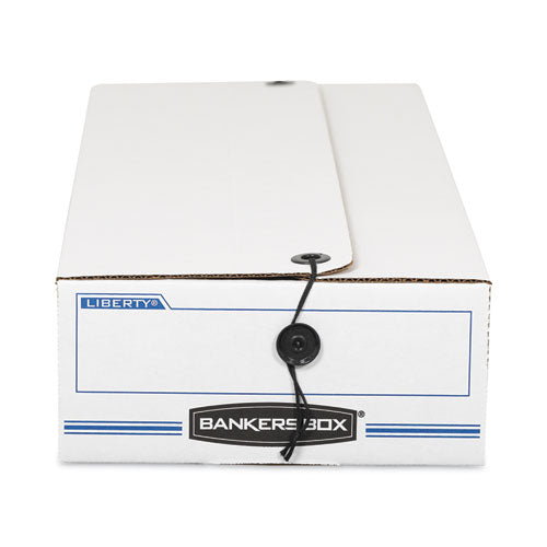 Liberty Check And Form Boxes, 9.25" X 15" X 4.25", White/blue, 12/carton