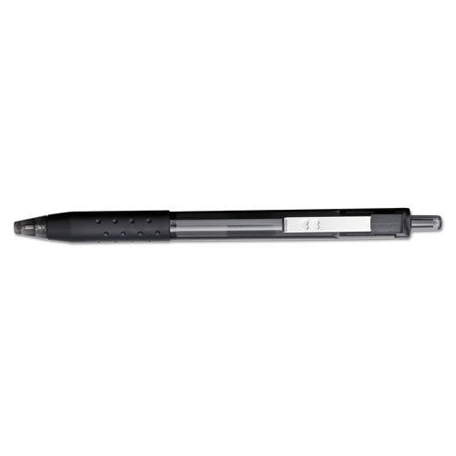 Inkjoy 300 Rt Ballpoint Pen, Refillable, Retractable, Medium 1 Mm, Black Ink, Black Barrel, 24/pack