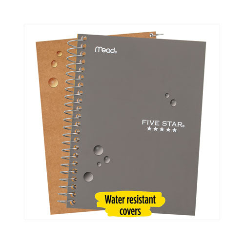 Wirebound Notebook With Two Pockets, 1-subject, Medium/college Rule, Randomly Assorted Cover Color, (100) 7 X 4.38 Sheets