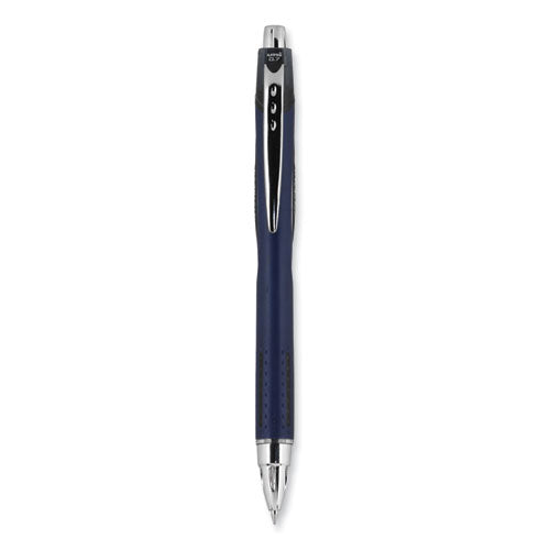 Jetstream Retractable Ballpoint Pen, Fine 0.7 Mm, Black Ink, Blue Barrel