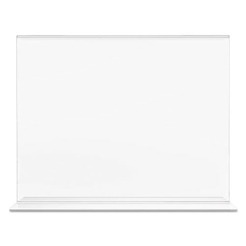 Classic Image Double-sided Sign Holder, 11 X 8.5 Insert, Clear