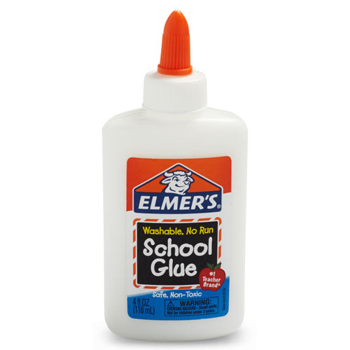 Washable School Glue Sticks, 0.77 oz, Applies White snd Dries Clear, 30/Box