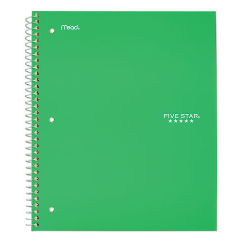 Wirebound Notebook With Eight Pockets, 5-subject, Medium/college Rule, Randomly Assorted Cover Color, (200) 11 X 8.5 Sheets