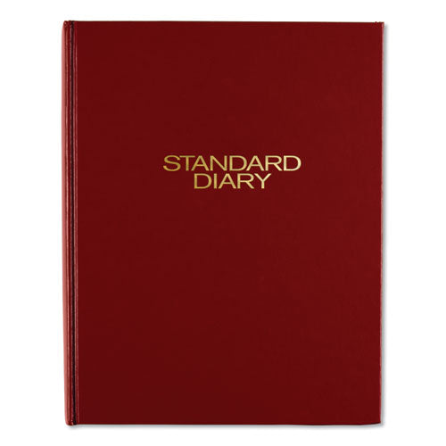 Standard Diary Daily Diary, 2023 Edition, Medium/college Rule, Red Cover, (200) 9.5 X 7.5 Sheets