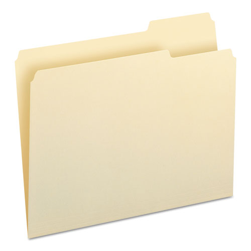 Manila File Folders, 1/3-cut Tabs: Right Position, Letter Size, 0.75" Expansion, Manila, 100/box