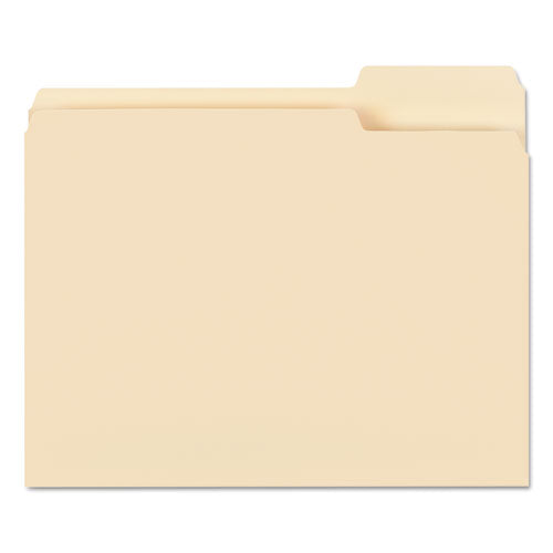 Manila File Folders, 1/3-cut Tabs: Right Position, Letter Size, 0.75" Expansion, Manila, 100/box