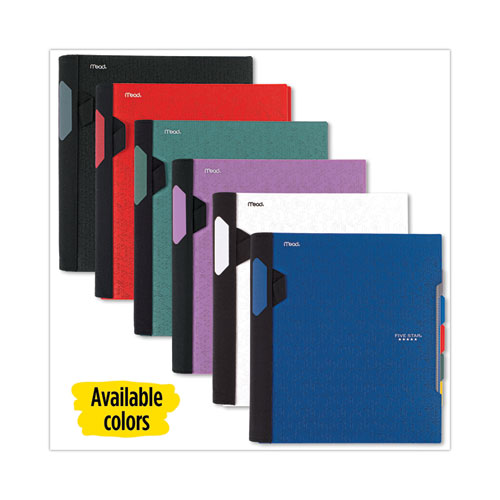 Advance Wirebound Notebook, Ten Pockets, 5-subject, Medium/college Rule, Randomly Assorted Cover Color, (200) 11 X 8.5 Sheets