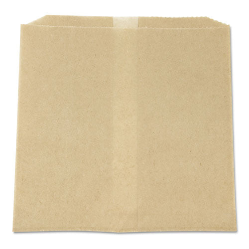 Waxed Napkin Receptacle Liners, 8.5" X 8", Brown, 500/carton