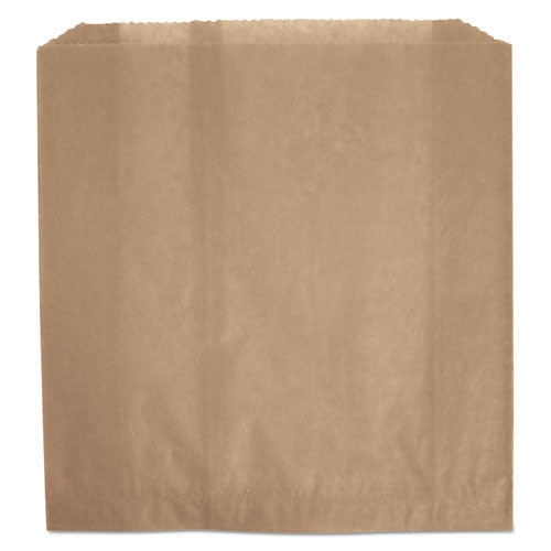 Waxed Napkin Receptacle Liners, 8.5" X 8", Brown, 500/carton