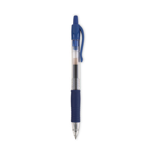 G2 Premium Gel Pen, Retractable, Bold 1 Mm, Blue Ink, Smoke Barrel, Dozen