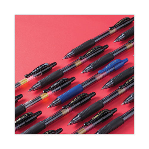 G2 Premium Gel Pen, Retractable, Fine 0.7 Mm, Assorted Ink And Barrel Colors, 8/pack