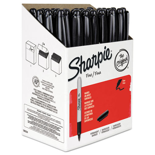 Sharpie® Fine Tip Permanent Marker, Fine Bullet Tip, Assorted Colors,  65/Pack
