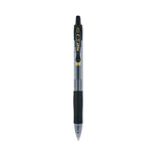 G2 Premium Gel Pen, Retractable, Bold 1 Mm, Black Ink, Smoke Barrel, Dozen