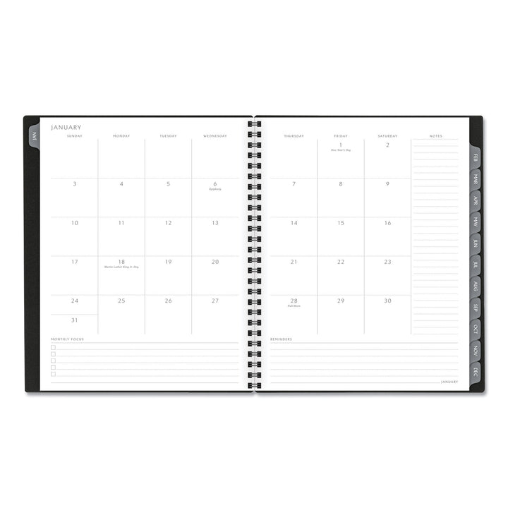 Elevation Poly Weekly/monthly Planner, 8.75 X 7, Black Cover, 12-month (jan To Dec): 2023