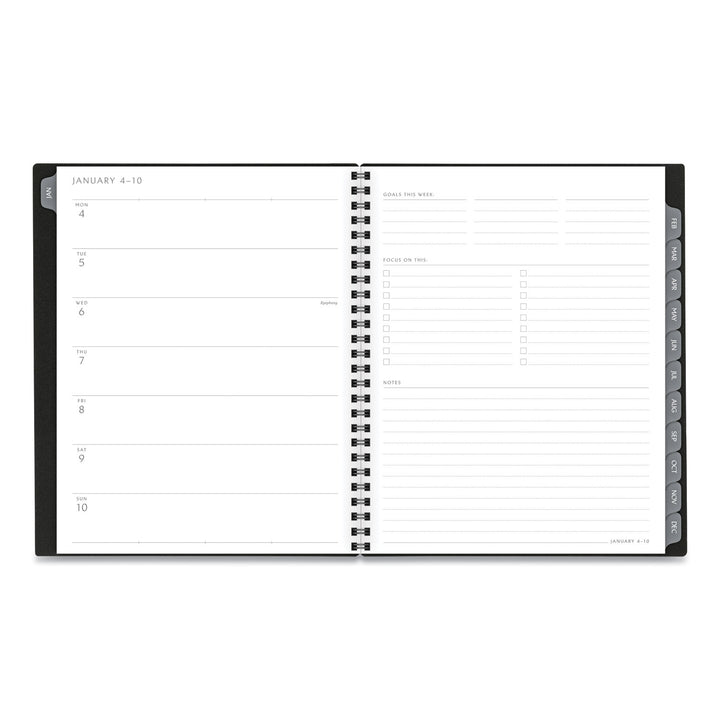 Elevation Poly Weekly/monthly Planner, 8.75 X 7, Black Cover, 12-month (jan To Dec): 2023