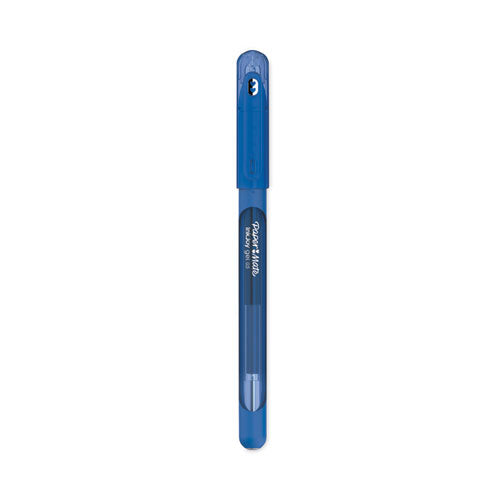 Inkjoy Gel Pen, Stick, Medium 0.7 Mm, Blue Ink, Blue Barrel, Dozen