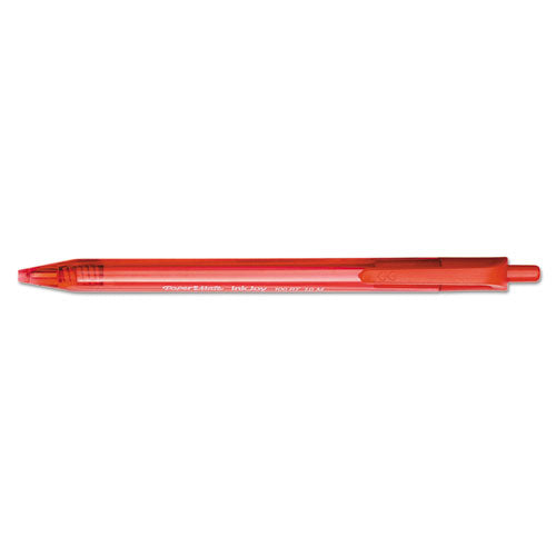 Inkjoy 100 Rt Ballpoint Pen, Retractable, Medium 1 Mm, Blue Ink, Blue Barrel, Dozen