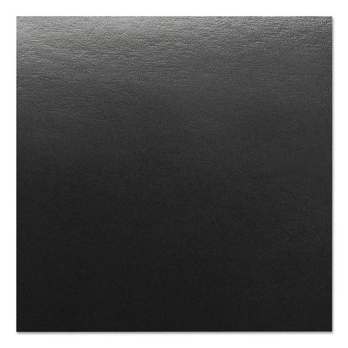 Leather-look Presentation Covers For Binding Systems, Black, 11 X 8.5, Unpunched, 200 Sets/box