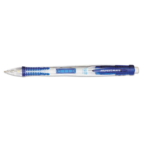 Clear Point Mechanical Pencil, 0.7 Mm, Hb (#2.5), Black Lead, Randomly Assorted Barrel Colors, 2/pack