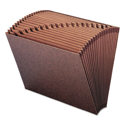 Tuff Expanding Open-top Stadium File, 31 Sections, 1/31-cut Tabs, Letter Size, Redrope