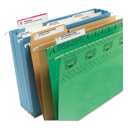 Viewables Hanging Folder Tabs And Labels, Label Pack Refill, 1/3-cut, Assorted Colors, 3.5" Wide, 160/pack