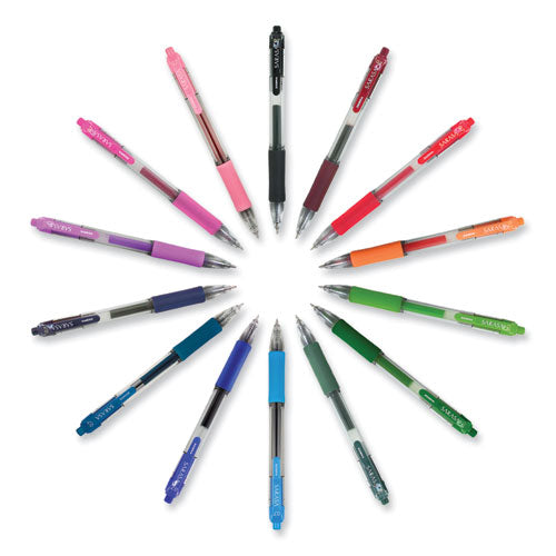 Sarasa Dry Gel X20 Gel Pen, Retractable, Medium 0.7 Mm, Assorted Ink And Barrel Colors, 14/pack