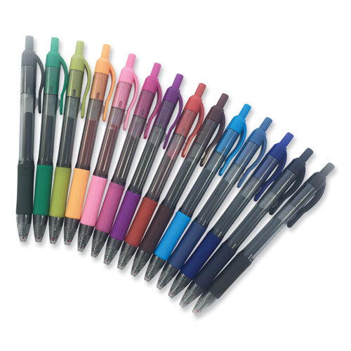 Sarasa Dry Gel X20 Gel Pen, Retractable, Medium 0.7 Mm, Assorted Ink And Barrel Colors, 14/pack