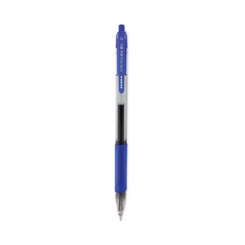 Sarasa Dry Gel X20 Gel Pen, Retractable, Bold 1 Mm, Blue Ink, Translucent Blue Barrel, 12/pack