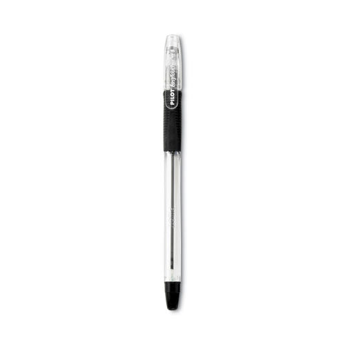 Easytouch Ballpoint Pen, Stick, Medium 1 Mm, Black Ink, Clear Barrel, Dozen