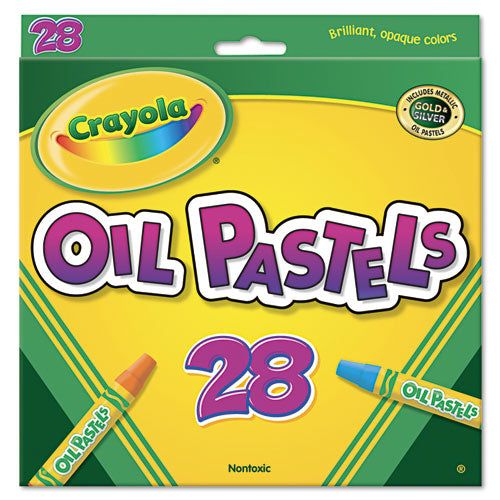 Oil Pastels, 28 Assorted Colors, 28/pack