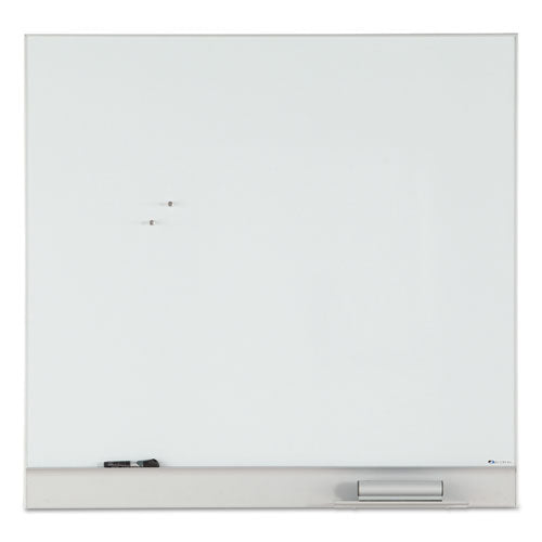 Polarity Magnetic Dry Erase White Board, 96 X 46, White Surface, Silver Aluminum Frame