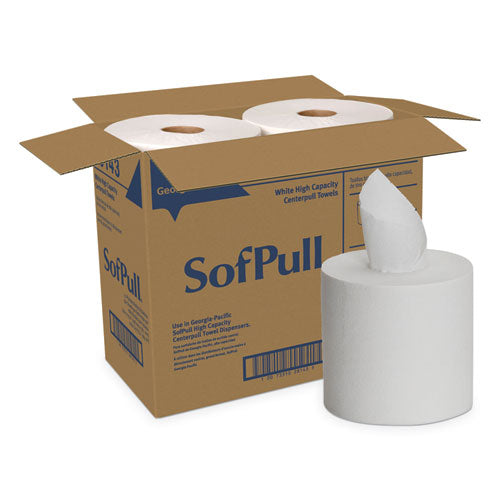 Sofpull Premium Towels Centerpull High Capacity White 7.8x15 560/roll 4/Case