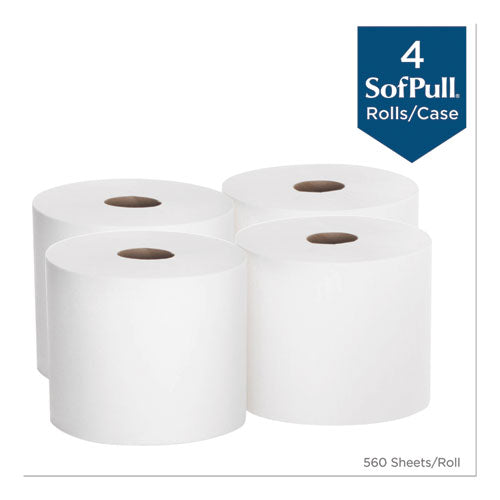 Sofpull Premium Towels Centerpull High Capacity White 7.8x15 560/roll 4/Case