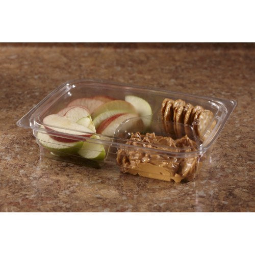 Clear Lid For 36 Oz. Two-Compartment And 26 Oz. Three-Compartment Large Snack Box 300/Case