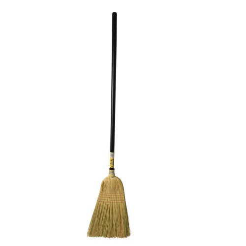 Janitor Blend Corn Broom With 42" Long Wood Handle 12/Each