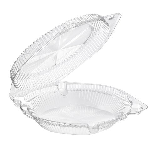 Pete Clear Hinged Pie Container - 10.75" X 2.63" 200/Case