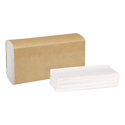 Multifold Towels, 1-ply, 9.13 X 9.5, Natural White, 250/pack, 16 Packs/carton