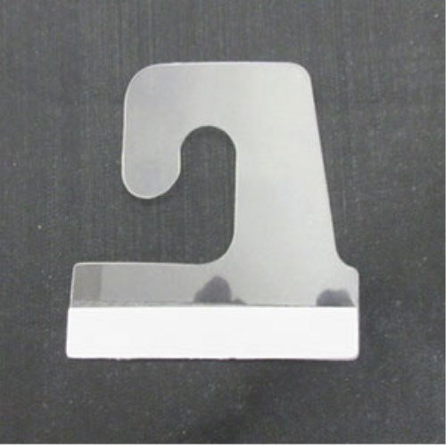 J-Hang Tabs With Adhesive Pvc Clear - 1.5" X 1.56" 15000/Pack