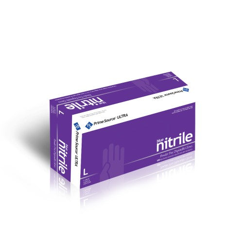 Prime Source Ultra Powder Free Blue Nitrile Glove Large 1000/Box