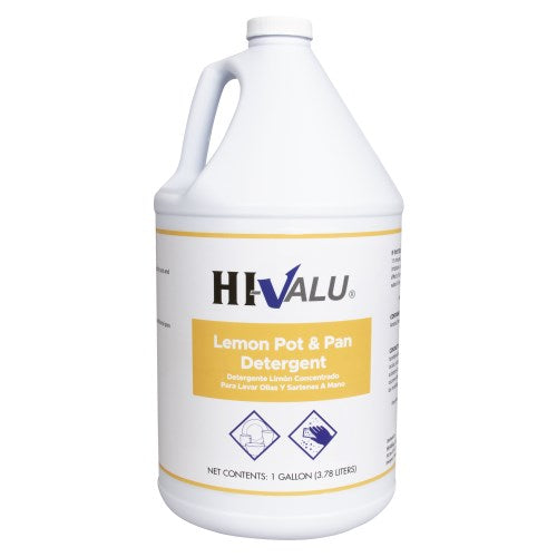 Hi-Valu Lemon Pot And Pan Cleaner - 1 Gal. 4/Case