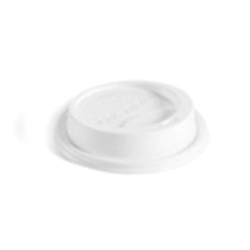 White Dome Slipper Lid For 24 Oz Single-Wall Hot Cup 1000/Case