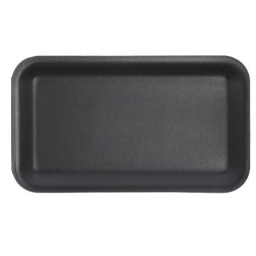 8Pp, Polystyrene Foam Tray, 10.5" X 8.5" X 1.38", Black, 400 Per Case 400/Case