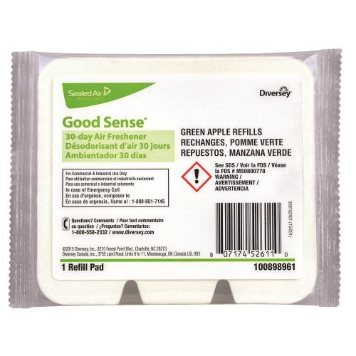 Good Sense 30-Day Air Freshener Green Apple 12/Case