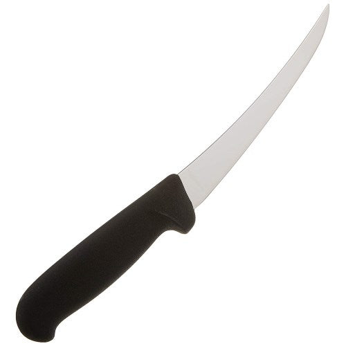 6-Inch Curved Victorinox Boning Knife, Flex, Black Handle. Mfr# 40517 1/Each