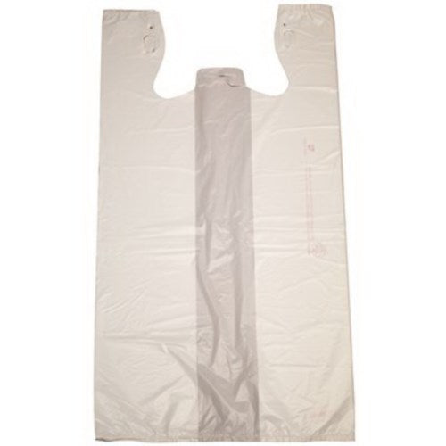 Jumbo Plain T-Shirt Bag White - 13" X 10" X 23.25" 1000/Case